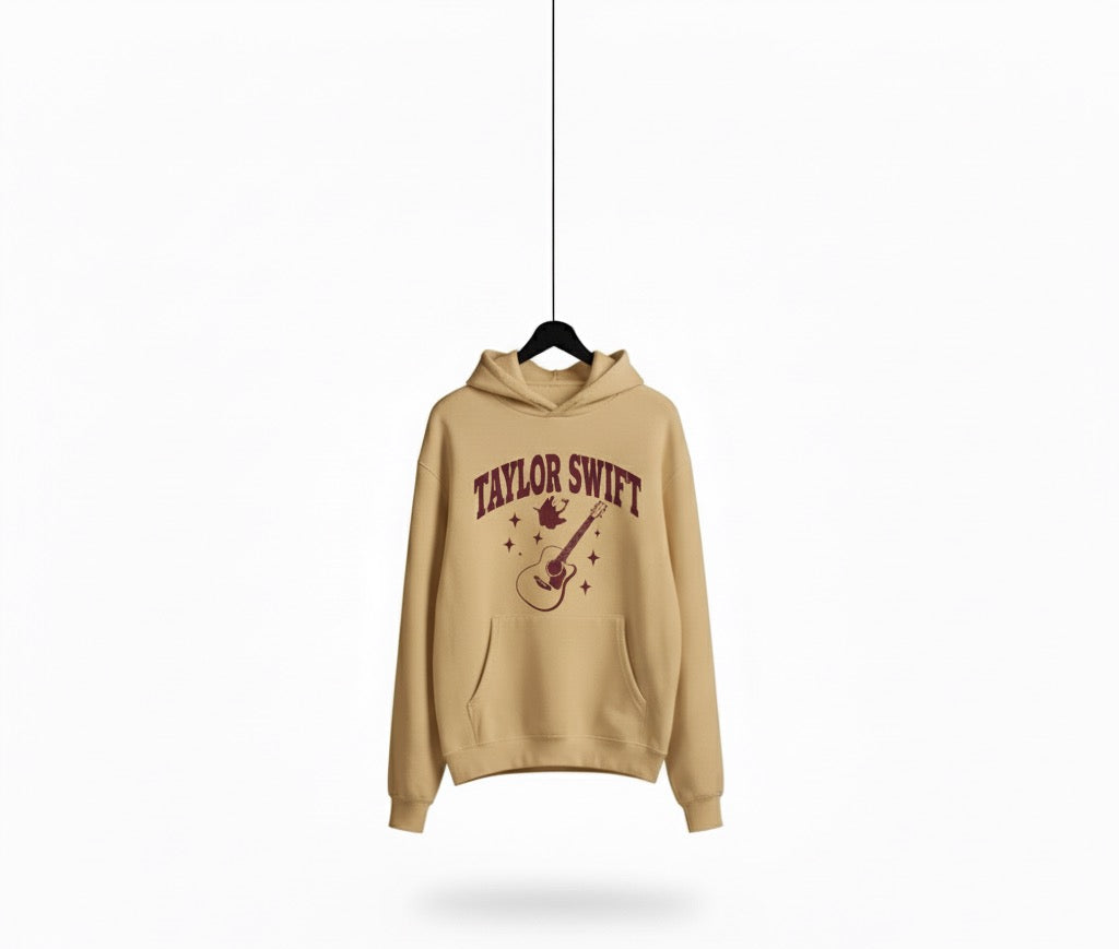 Taylor Swift Album Merchandise - Hoodies Collection : Guitar Logo